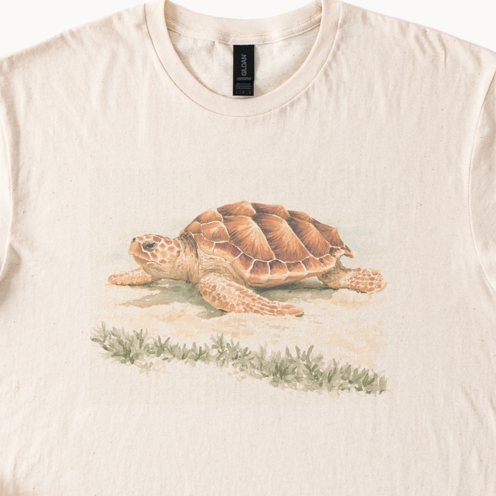 Sea Turtle Shell Pattern Boho Graphic Tee - Picture 2 of 5